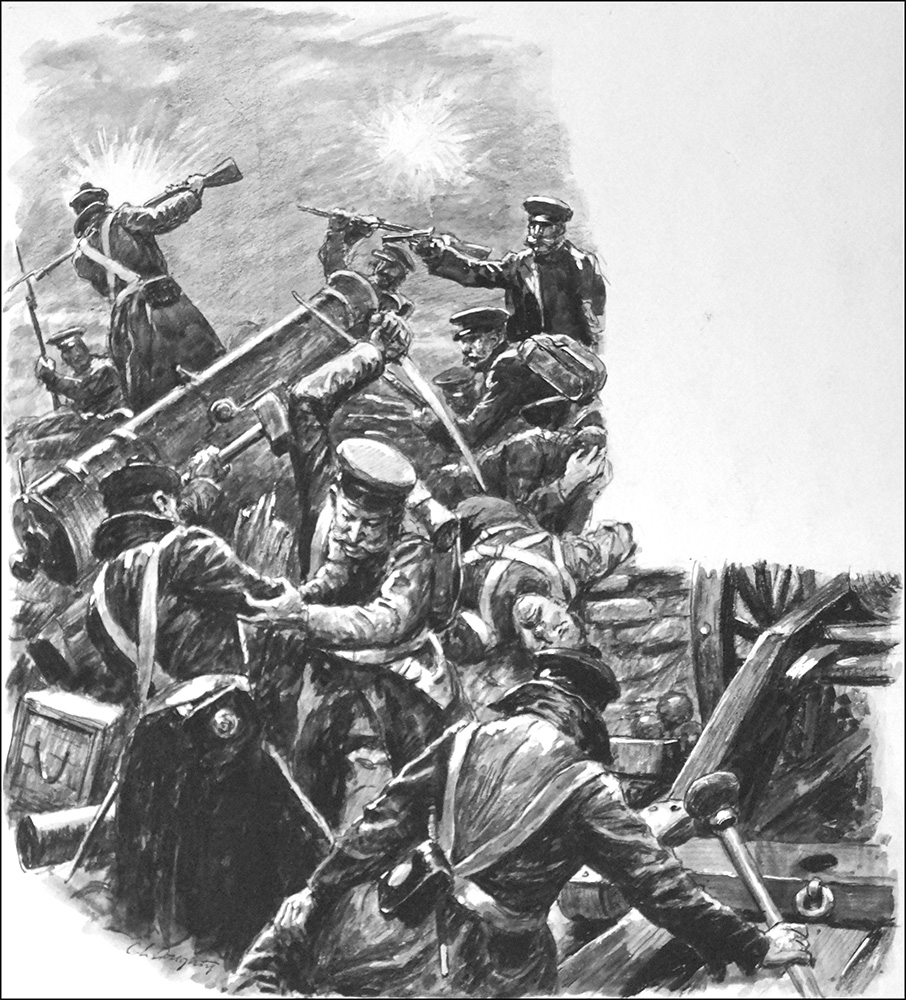 Battle of Inkerman (Original) (Signed) art by British History (Doughty) at The Illustration Art Gallery