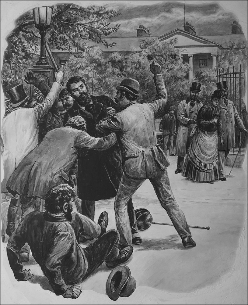 The Phoenix Park Murders of 1882 (Original) art by Cecil Doughty at The Illustration Art Gallery