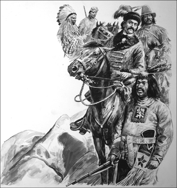 Louis Riel: Rebel with a Cause (Original) (Signed) by Cecil Doughty Art at The Illustration Art Gallery