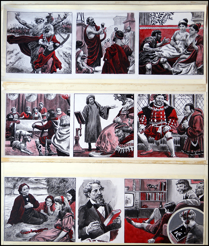 The History of Storytelling (Original) art by Cecil Doughty Art at The Illustration Art Gallery