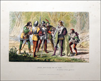 Scenes from Shakespeare - Two Gentlemen of Verona art by Robert Dudley