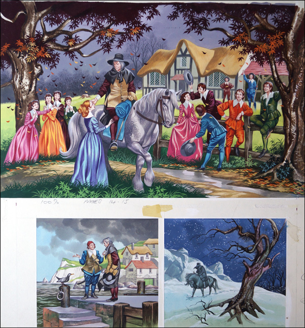 Beauty and the Beast - False Hope (Original) by Beauty and the Beast (Ron Embleton) at The Illustration Art Gallery