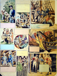 Mutiny On The Bounty  (TWO Art Boards) by Ron Embleton