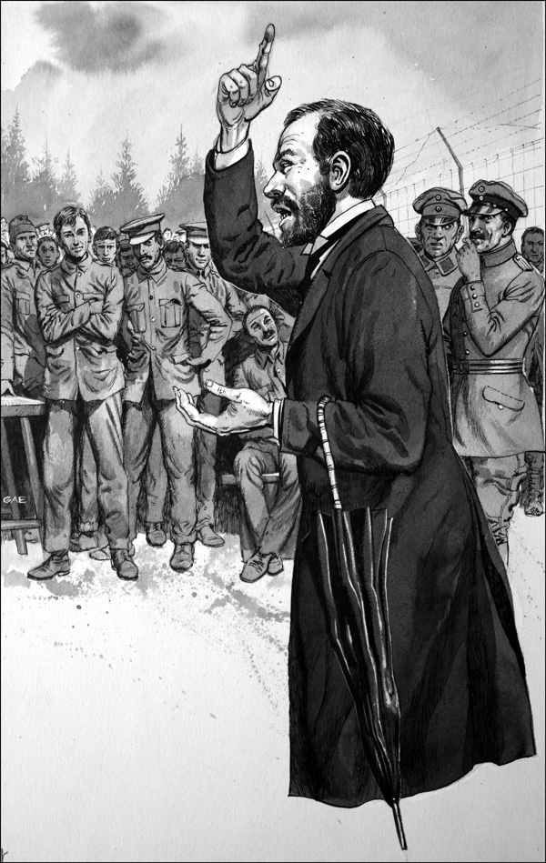 Hero or Traitor - Sir Roger Casement (Original) by Gerry Embleton at The Illustration Art Gallery