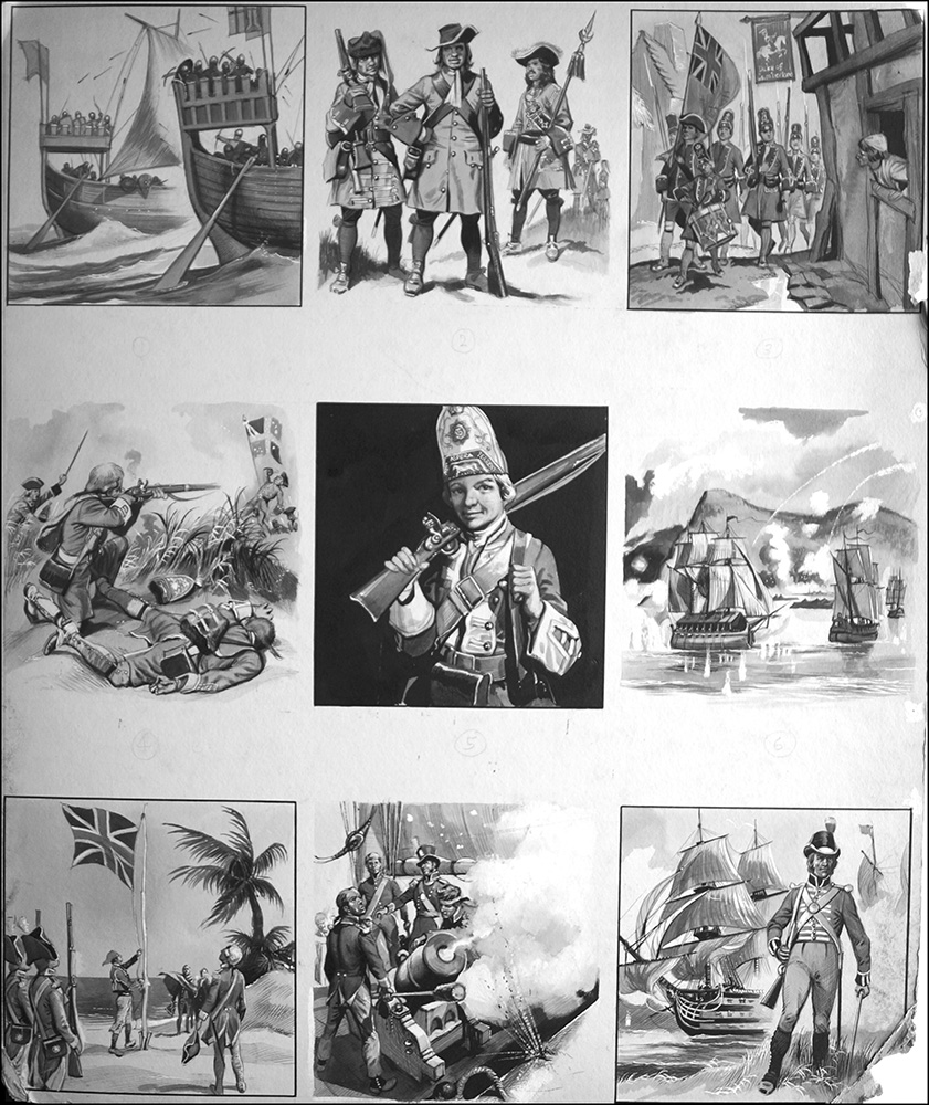 The Royal Marines (Original) art by Gerry Embleton at The Illustration Art Gallery