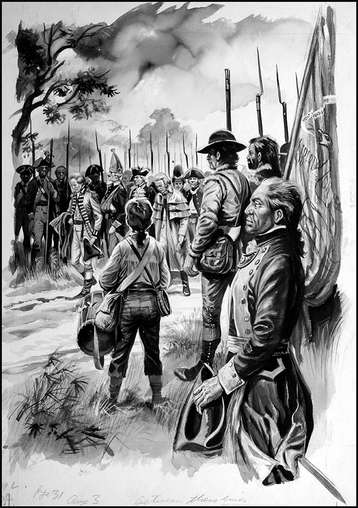 The British Defeat at Saratoga (Original) art by Gerry Embleton Art at The Illustration Art Gallery