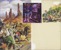 Gold Prospecting Throughout the Ages art by Ron Embleton
