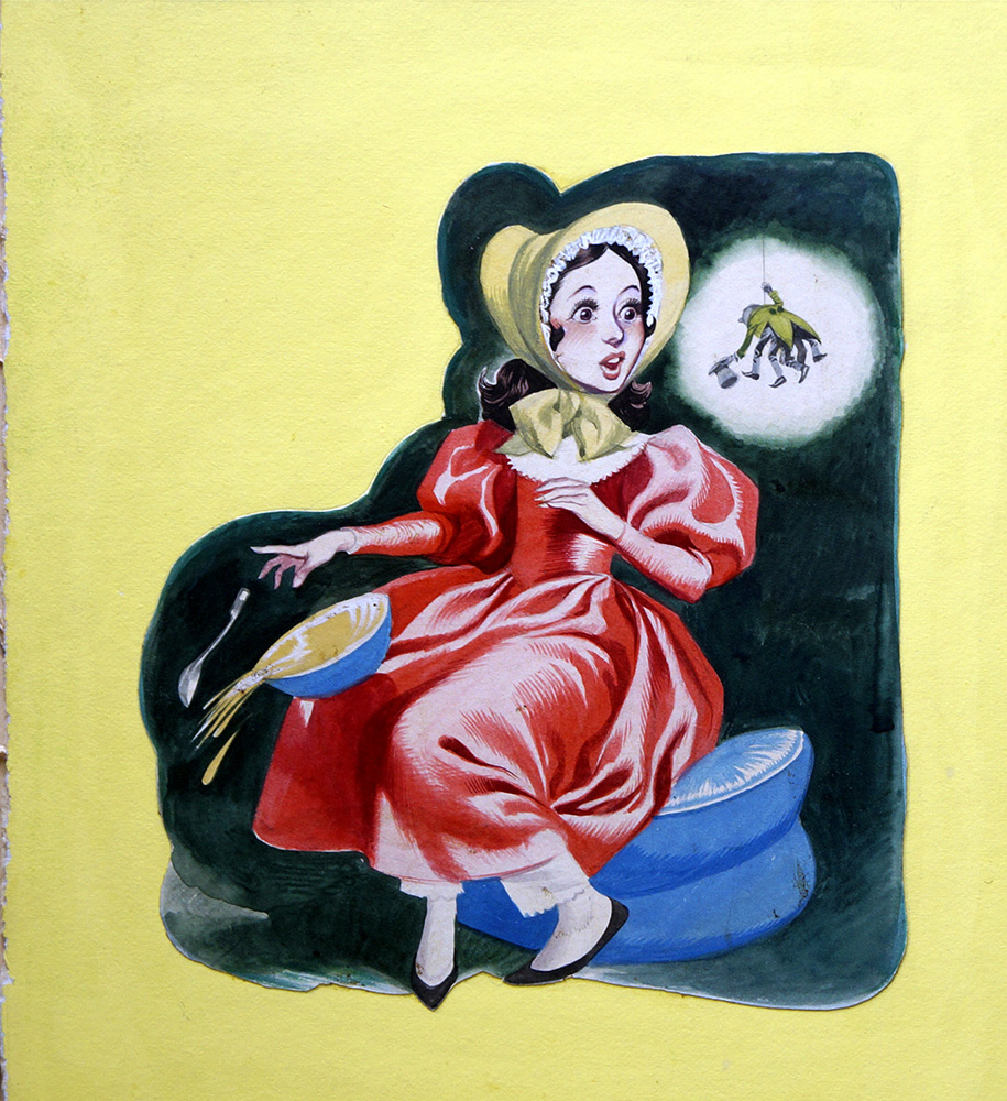 Little Miss Muffet (Original) art by More Children's Stories (Ron Embleton) at The Illustration Art Gallery