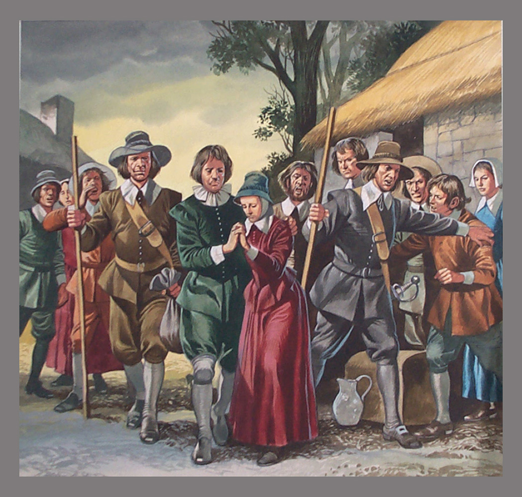 The Pilgrims (Original) art by American History (Ron Embleton) at The Illustration Art Gallery