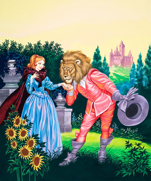 Beauty and the Beast - Captivating (Original) by Beauty and the Beast (Ron Embleton) at The Illustration Art Gallery