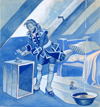 The Tinder Box - The Blue Room art by Ron Embleton