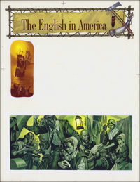 The English in America art by Ron Embleton