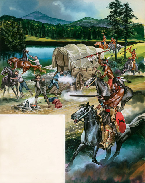 The Nez Perce (Original) by American History (Ron Embleton) at The Illustration Art Gallery