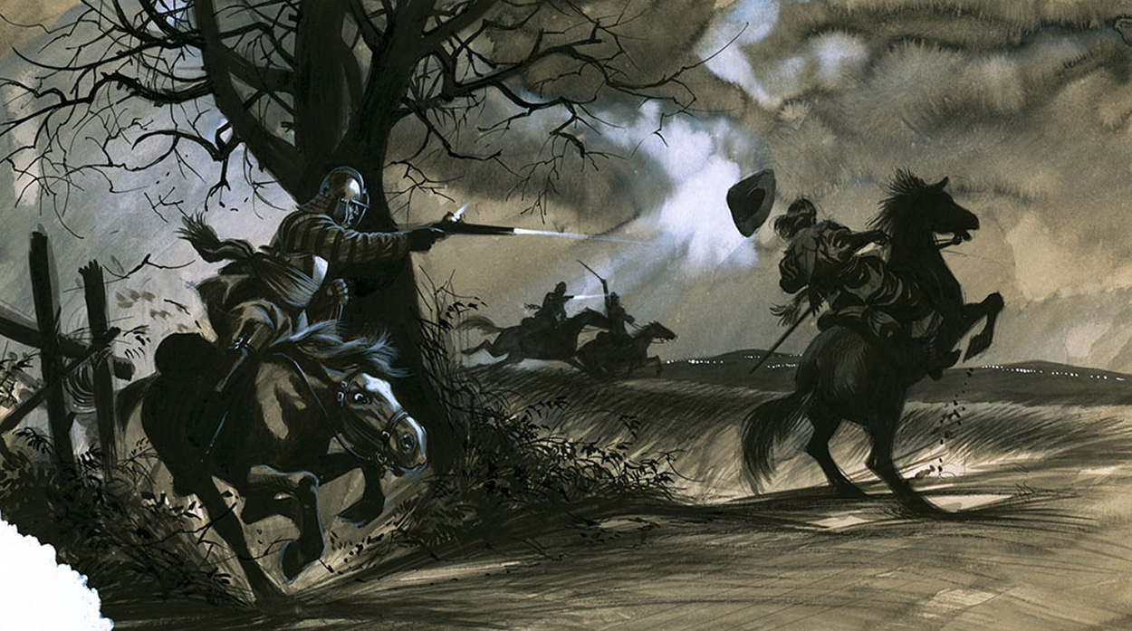 The Battle of Marston Moor (Original) art by British History (Ron Embleton) at The Illustration Art Gallery