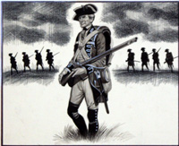 A British Soldier before the Battle of Saratoga (Original)
