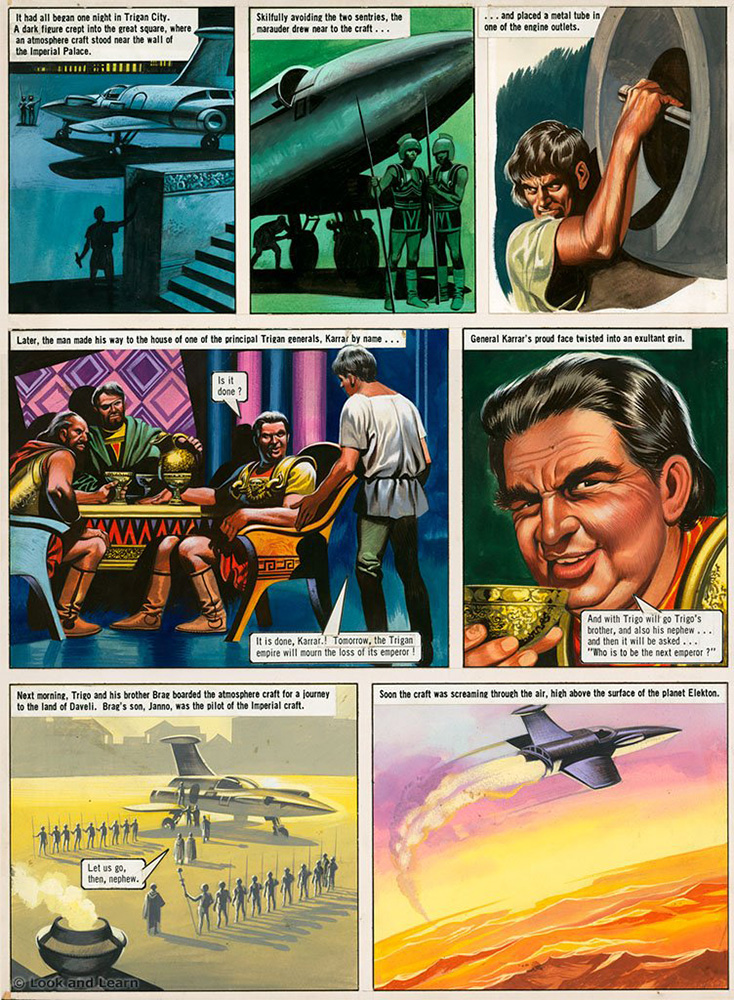 The Trigan Empire: Look and Learn issue 678(b) (Original) art by Trigan Empire (Ron Embleton) at The Illustration Art Gallery