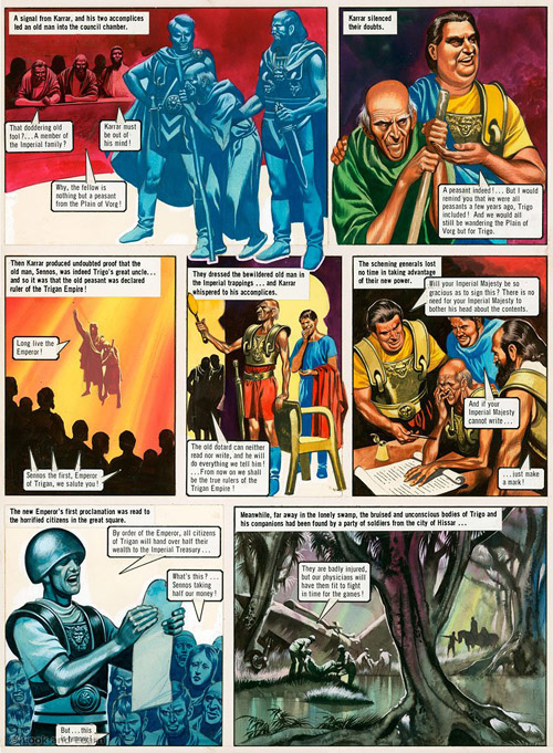 The Trigan Empire: Look and Learn issue 679(b) (Original) by Trigan Empire (Ron Embleton) at The Illustration Art Gallery