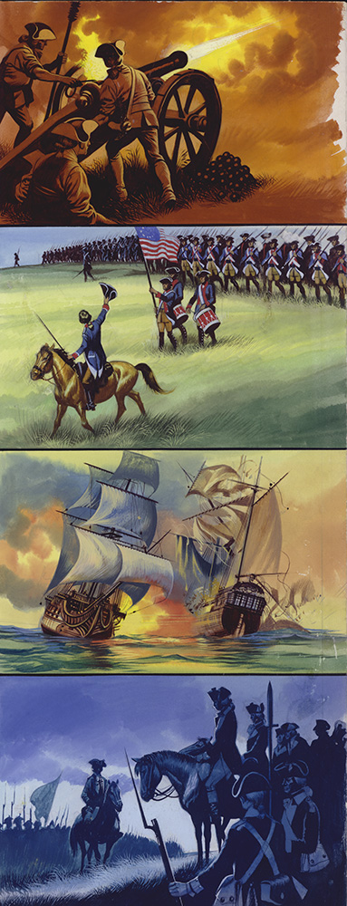 Scenes from the American War of Independence (Original) art by American War of Independence (Ron Embleton) at The Illustration Art Gallery