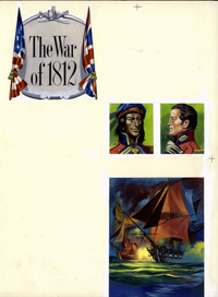 The War of 1812 art by Ron Embleton