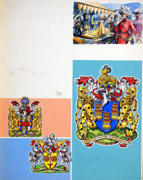 The Guilds of London: The Worshipful Company of Drapers (Original) by Dan Escott at The Illustration Art Gallery