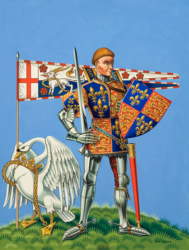 King Harry for England! (Original) art by Dan Escott at The Illustration Art Gallery