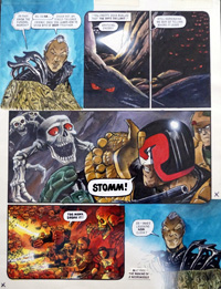 2000AD Prog 796 Judgement Day page 7 art by Carlos Ezquerra