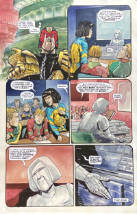 Al's Baby - Final page, featuring Judge Dredd art by Carlos Ezquerra
