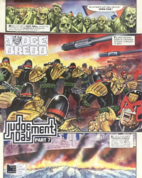 2000AD Prog 790 Judge Dredd Judgement Day Part 7 by Carlos Ezquerra