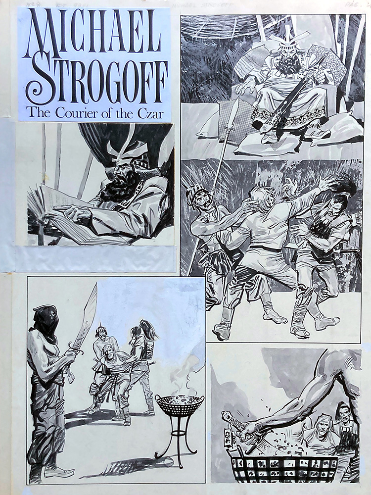 Michael Strogoff: Chief of the Tartars (Original) art by Alfonso Font at The Illustration Art Gallery