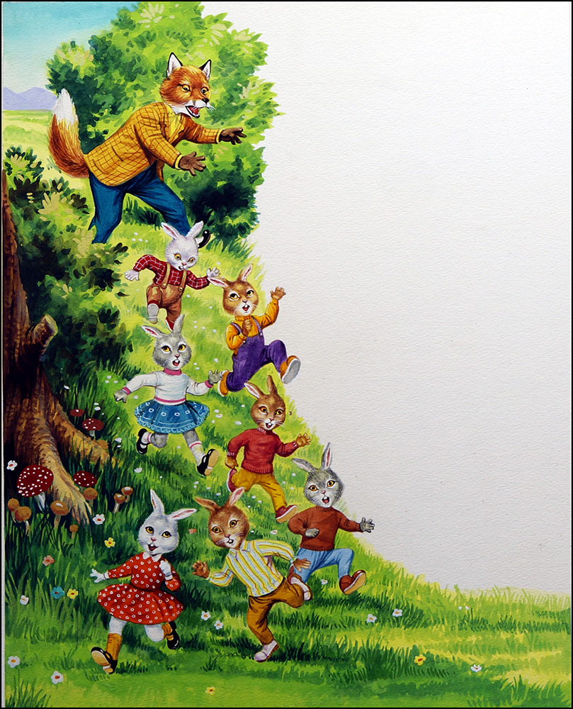 Brer Rabbit: The Race Is On (Original) art by Henry Fox at The Illustration Art Gallery