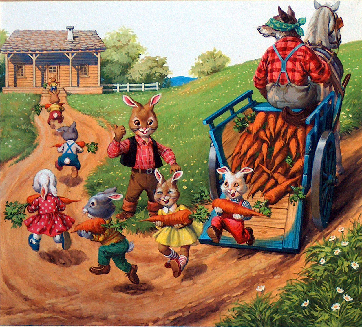 Brer Rabbit 4 (Original) art by Henry Fox at The Illustration Art Gallery