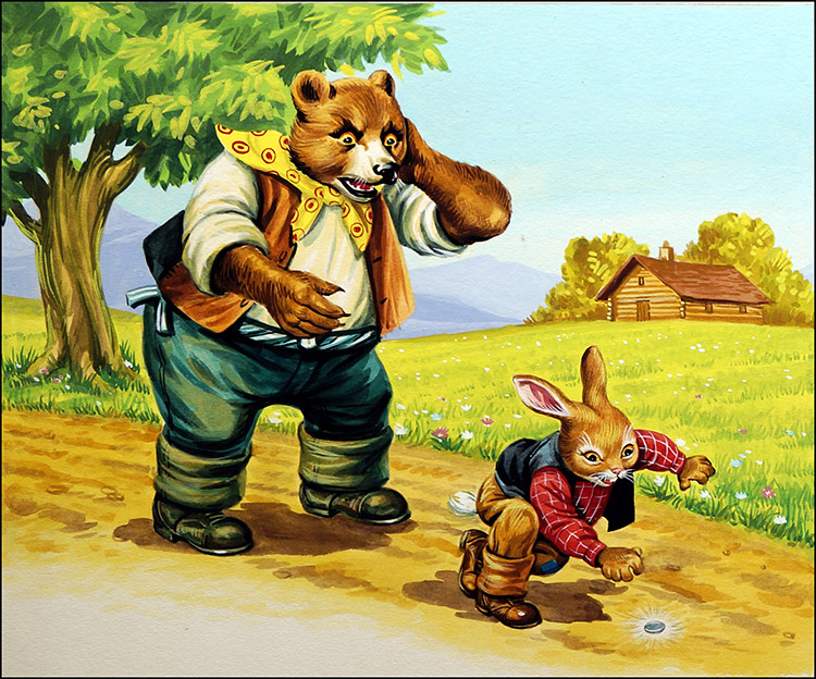 Brer Rabbit: Of All The Luck (Original) by Henry Fox at The Illustration Art Gallery