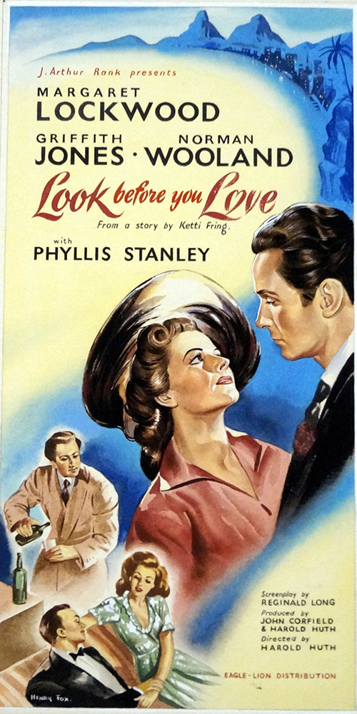 Look Before You Love original film poster artwork (Original) (Signed) art by Henry Fox at The Illustration Art Gallery
