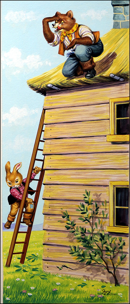 Brer Rabbit: I Still Haven't Found What I'm Looking For (Original) (Signed) art by Henry Fox at The Illustration Art Gallery