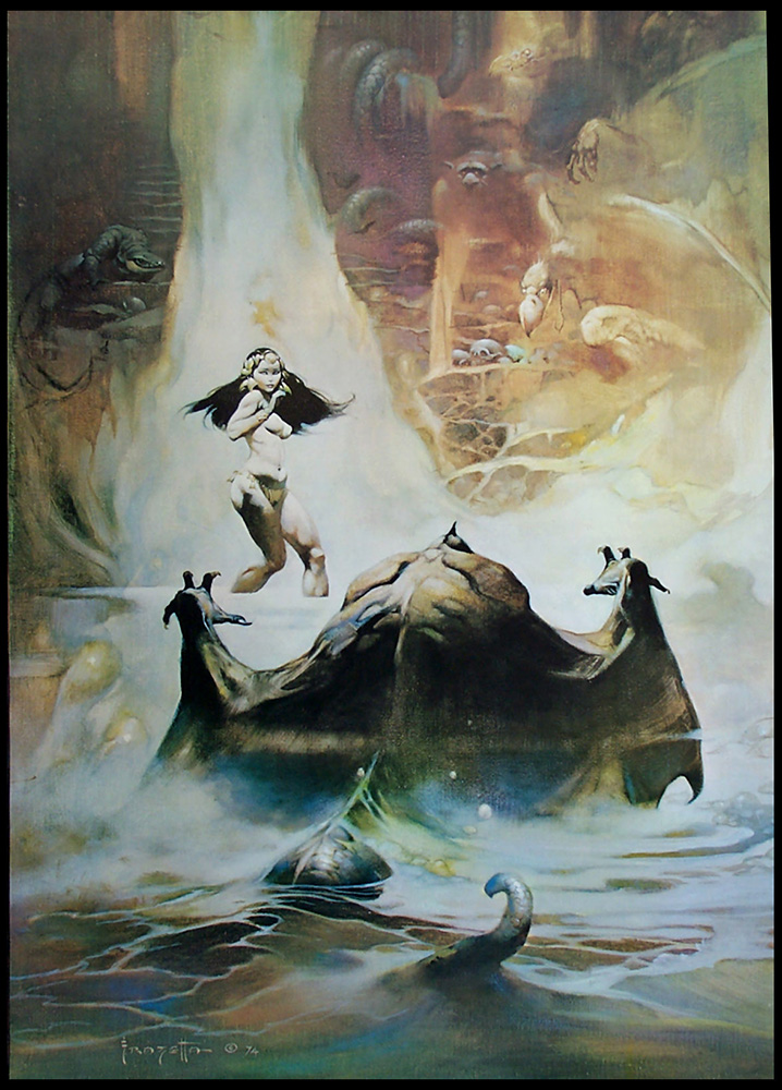 At The Earth's Core (Print) art by Frank Frazetta at The Illustration Art Gallery