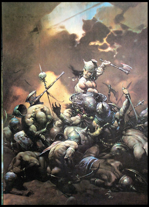The Destroyer (Print) by Frank Frazetta at The Illustration Art Gallery