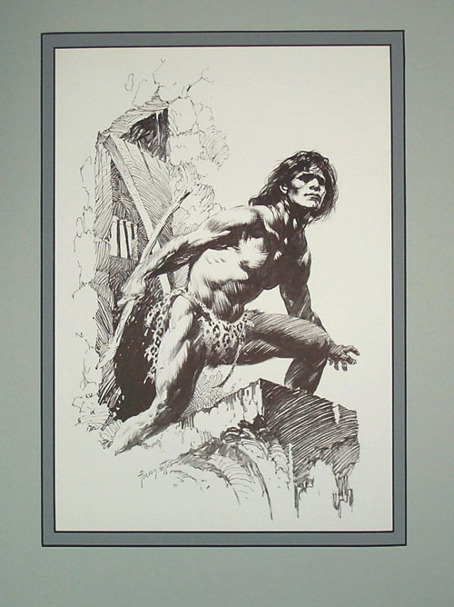Edgar Rice Burroughs 10 Sun Bronzed Flesh (Limited Edition Print) by Frank Frazetta at The Illustration Art Gallery