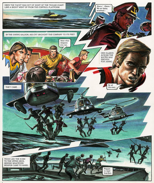 The Trigan Empire: Look and Learn issue 775 (20 Nov 1976) (Original) (Signed) by The Trigan Empire (Oliver Frey) at The Illustration Art Gallery