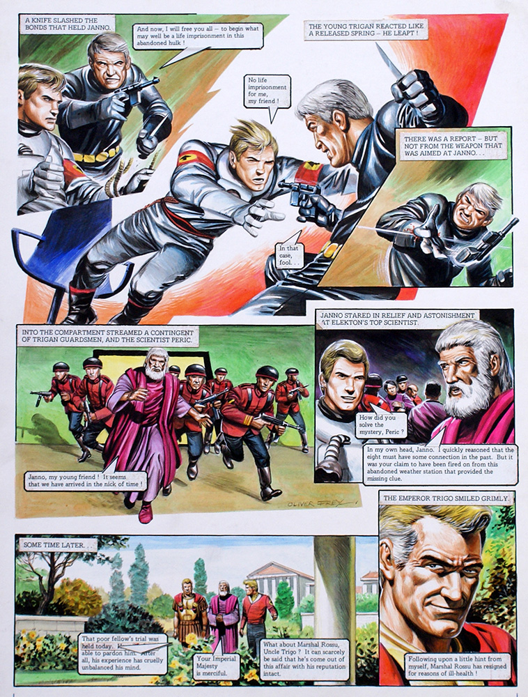 The Trigan Empire: Look and Learn issue 760 (Original) (Signed) art by The Trigan Empire (Oliver Frey) at The Illustration Art Gallery