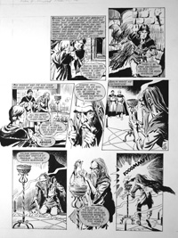Robin of Sherwood - Astaroth  (TWO pages) art by Phil Gascoine