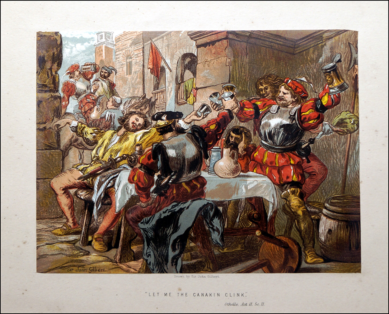 Scenes from Shakespeare - Othello (Print) art by Sir John Gilbert at The Illustration Art Gallery