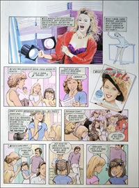Kylie Minogue - Kylie's Story (TWO pages) art by Maureen & Gordon Gray