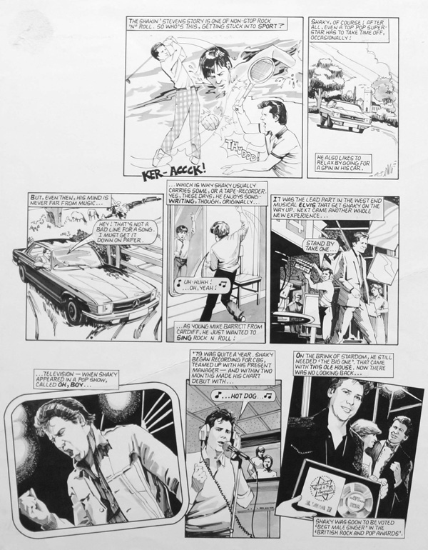 The Shakin' Stevens Story (Original) by Maureen & Gordon Gray at The Illustration Art Gallery