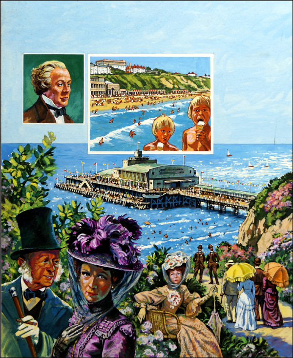 Bournemouth (Original) by Harry Green at The Illustration Art Gallery