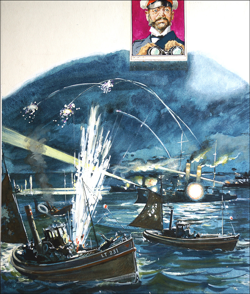 The Fleet That Blundered (Original) art by Harry Green Art at The Illustration Art Gallery