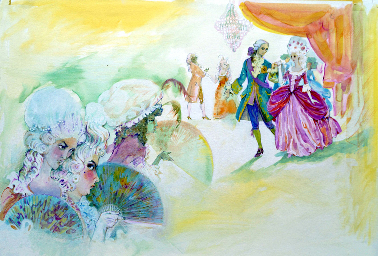 Cinderella - Green With Envy (Original) art by Gwen Green Art at The Illustration Art Gallery