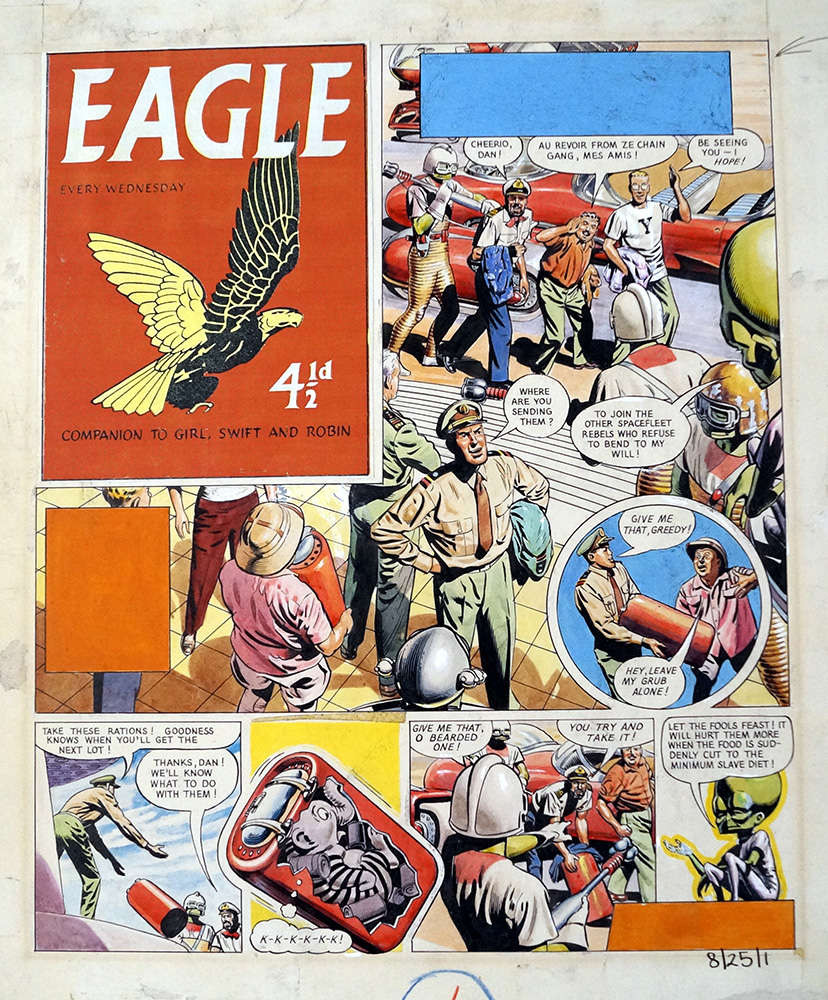 Dan Dare Reign of the Robots 25 (Original) art by Frank Hampson at The Illustration Art Gallery