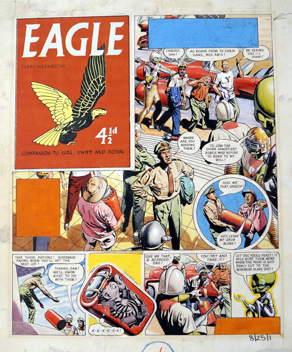 Dan Dare Reign of the Robots 25 (Original) by Frank Hampson at The Illustration Art Gallery