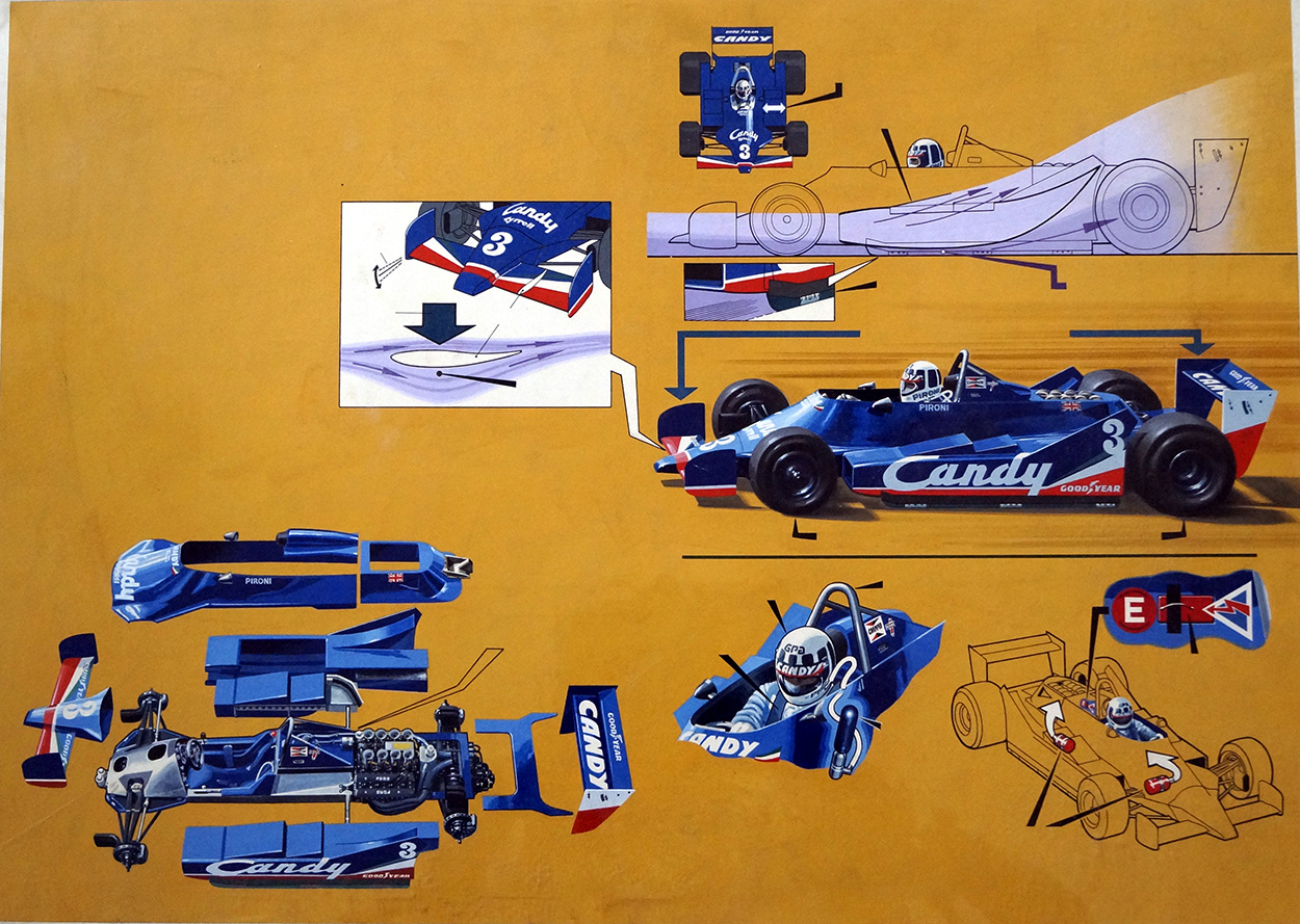 The Winning Formula Grand Prix (Original) art by Land (Wilf Hardy) at The Illustration Art Gallery