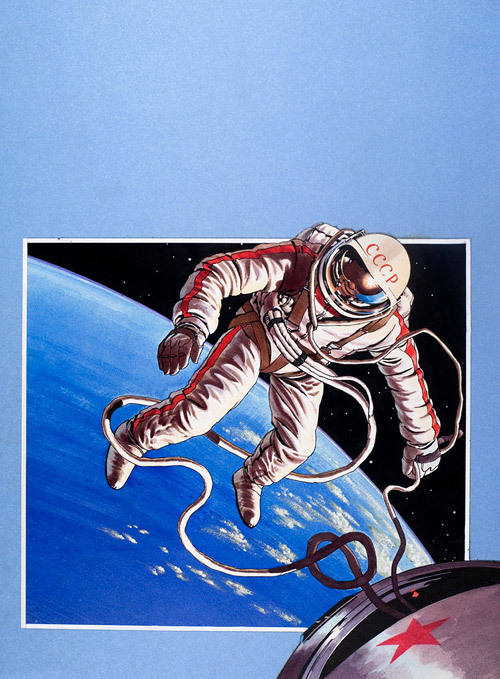 Space Walk (Original) by Space (Wilf Hardy) at The Illustration Art Gallery